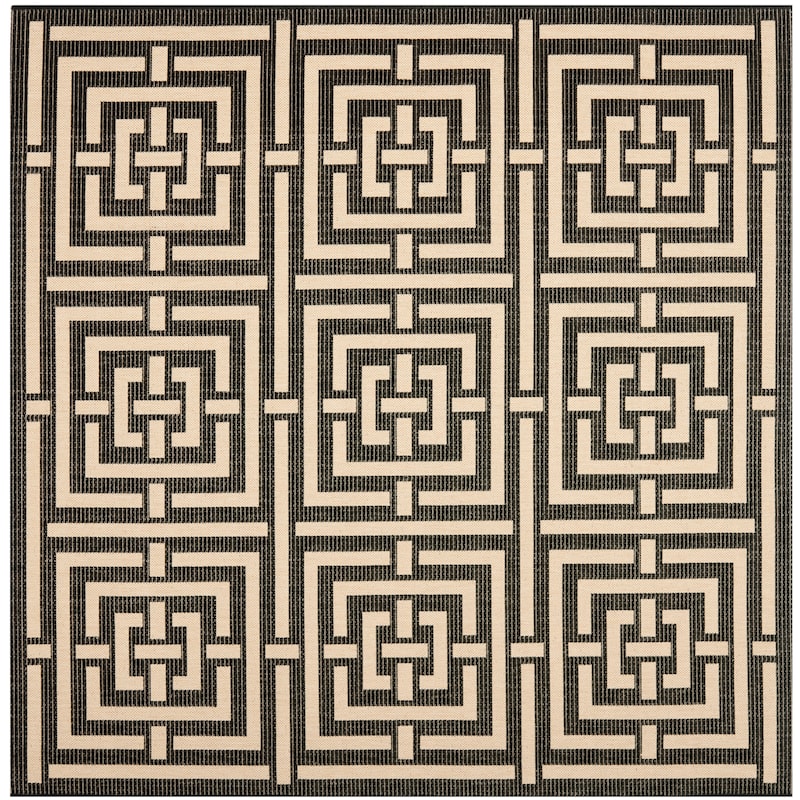 SAFAVIEH Courtyard Ginger Indoor/ Outdoor Waterproof Patio Backyard Rug