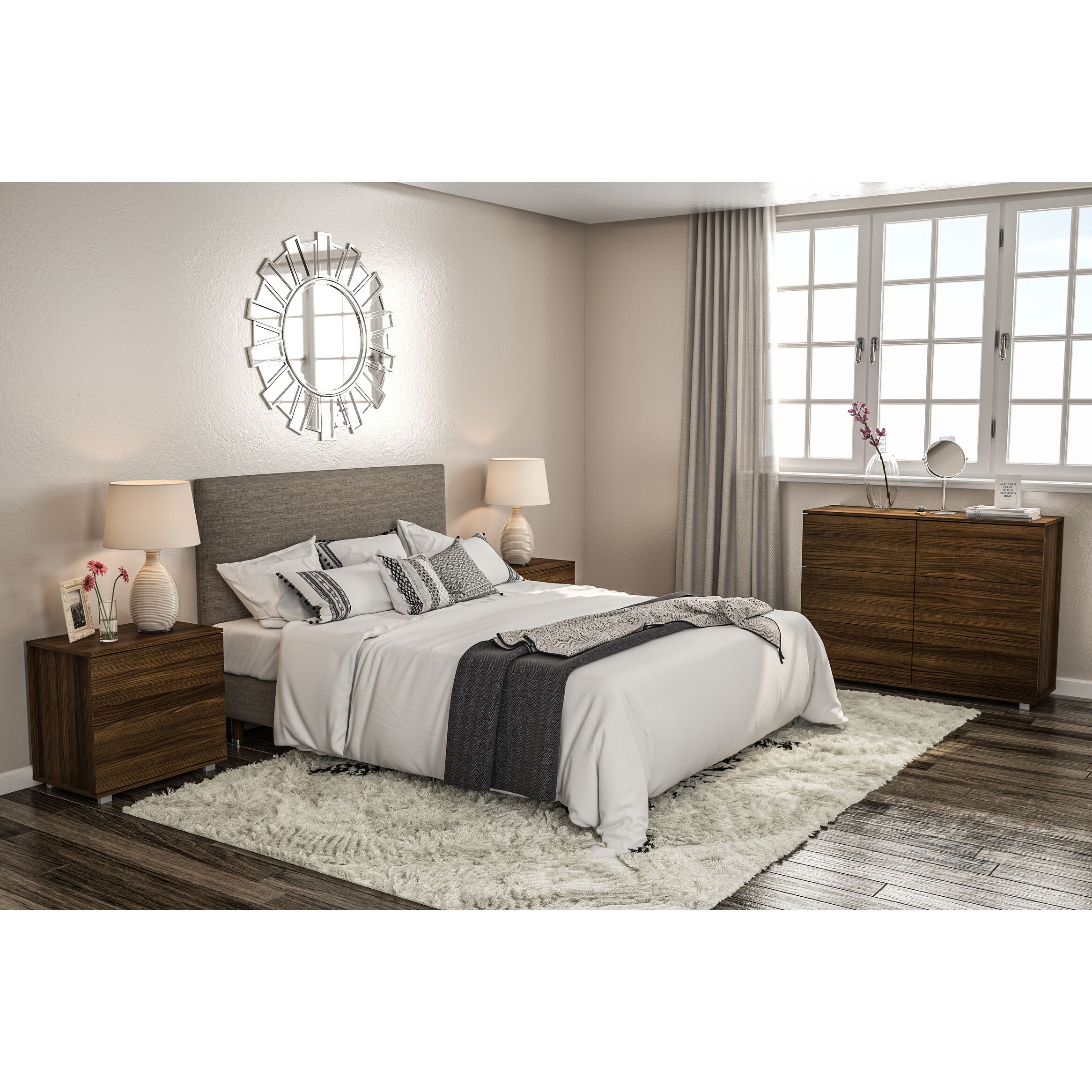 Polifurniture Madison Modern 6 Drawer Double Dresser - Overstock - 33152860