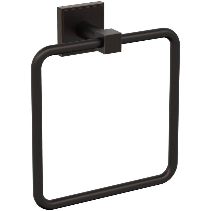 Amerock Appoint 7-1/16" Wall Mounted Towel Ring - Oil Rubbed Bronze