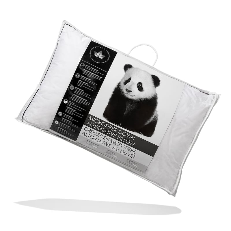 Canadian Down & Feather Company Microfiber Down Alternative Pillow - White