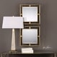 preview thumbnail 4 of 2, Uttermost Allick Set of (2) 18" Square Decorative Wall Mirrors
