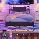 preview thumbnail 47 of 82, Headboards with Storage Shelves, Head Board with Power Outlet and LED Light for Bed Frame