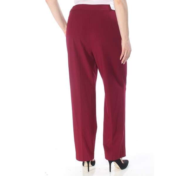 maroon work pants