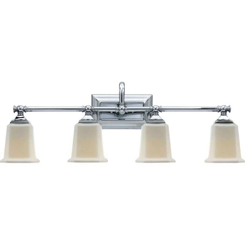 Nicholas 4-Light Bathroom Vanity Light in Polished Chrome