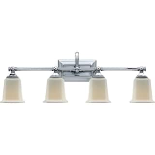 Nicholas 4-Light Bathroom Vanity Light in Polished Chrome