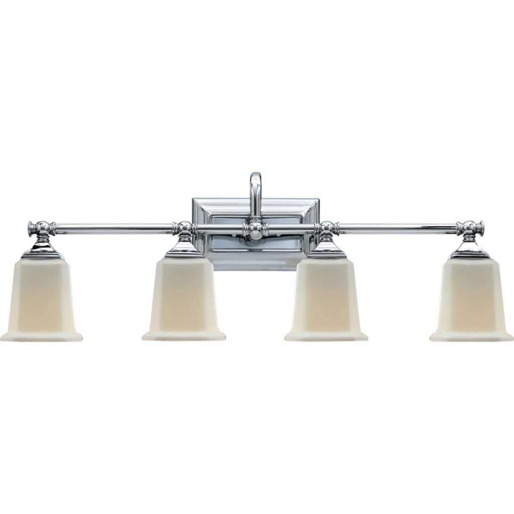 Nicholas 4-Light Bathroom Vanity Light in Polished Chrome