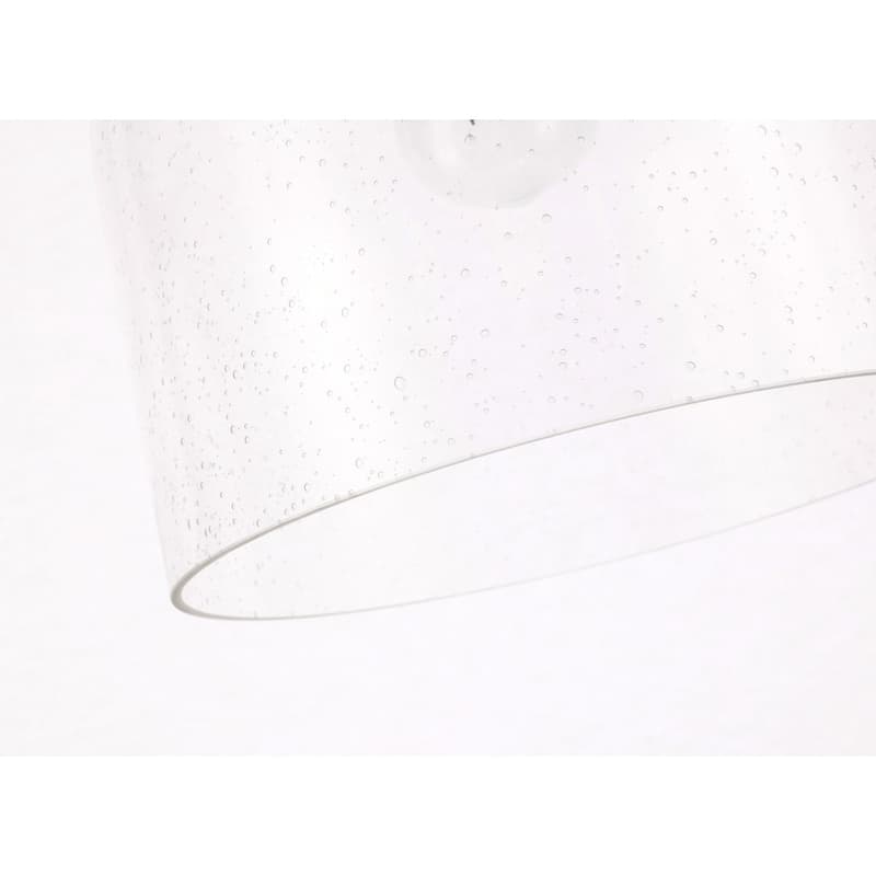 Candie 10-Inch 1-Light Clear Glass Pendant