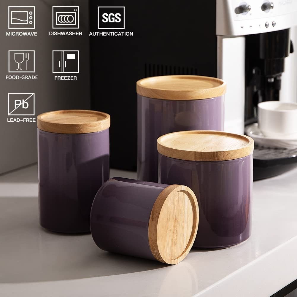 https://ak1.ostkcdn.com/images/products/is/images/direct/22dbce44725e6a627da1b850011ac5a76034665b/Kitchen-Canisters-Ceramic-Food-Storage-Jar-Set%2C-Stackable-Containers-with-Airtight-Seal-Wooden-Lid-for-Serving-Ground-Coffee.jpg
