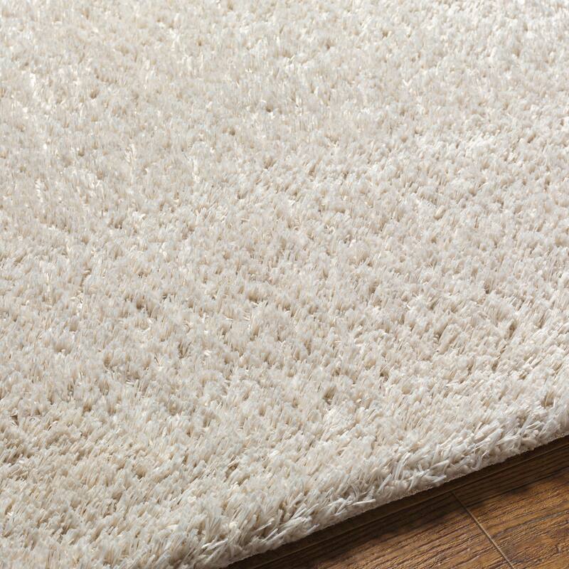 Livabliss Cloudy Heathered Solid Plush Area Rug
