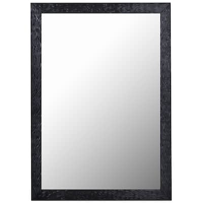Hitchcock Butterfield Chantilly III Shimmering Pearl Large Black Farmhouse Mirror