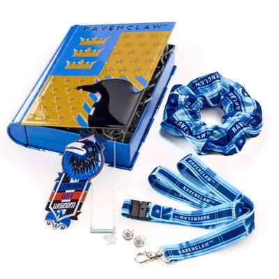 Harry Potter Ravenclaw House Tin Gift Set With Lanyard, Jewelry and More