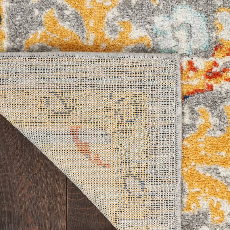 Nourison Passion Indoor only Grey Persian Area Rug
