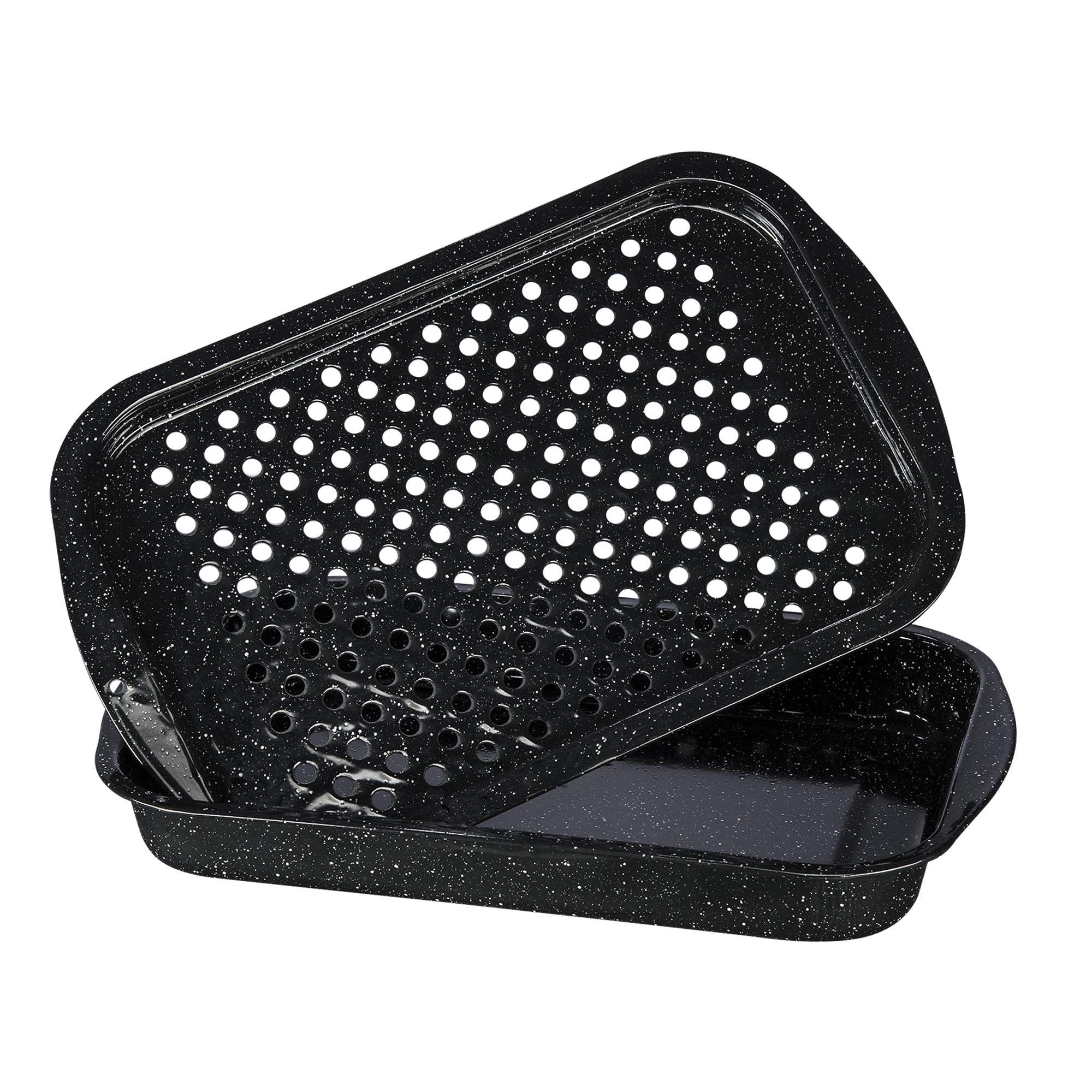 Granite Ware 3-Piece Set, Bake, Broiler Pan & Grill - Thumbnail 3