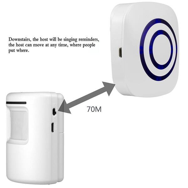 Shop Wireless Motion Sensor Alarm Home Security Doorbell Driveway