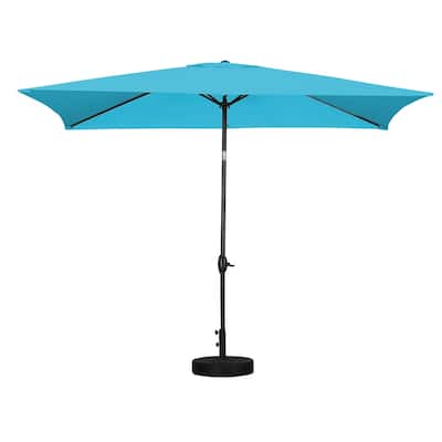 9.5ft Square Outdoor Patio Umbrella Market Umbrella