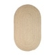 preview thumbnail 2 of 10, 100% ALL - NATURAL Wool Woven Tweed Indoor Area Rug