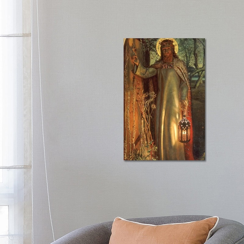 iCanvas "Light of the World, c.1851-53 " by William Holman Hunt Canvas Print - 26x18x1.5