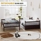 preview thumbnail 19 of 28, Ouyessir Full Over Full Bunk Bed with Trundle