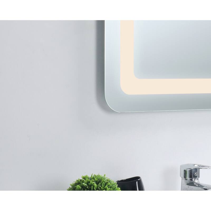 Elegant Lighting MRE33636 Genesis 36" W x 36" H Transitional Square