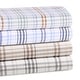 preview thumbnail 5 of 20, Superior Plaid Flannel Cotton Farmhouse Sheet Set