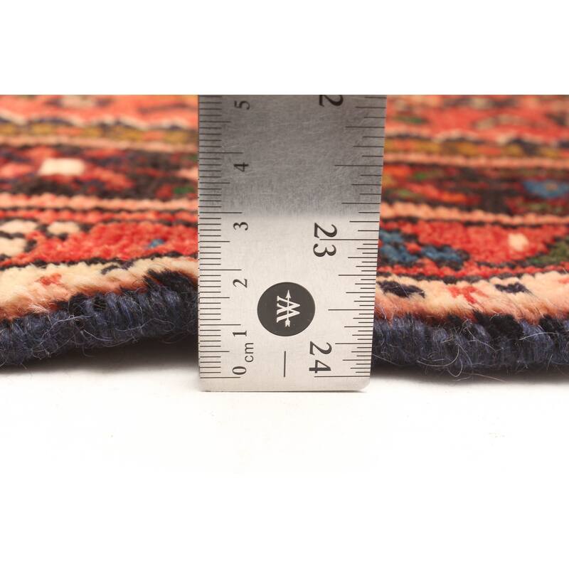 ECARPETGALLERY Hand-knotted Andelz Red Wool Rug - 2'11 x 9'5