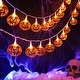 preview thumbnail 1 of 5, Halloween Decorations 6.56 FT 10LED Pumpkin String Lights A-10*6.56FT
