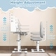 preview thumbnail 22 of 28, Costway Kid’s Study Desk & Chair Set with Tilt Desktop, Pen Holder & - See Details
