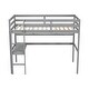 preview thumbnail 8 of 24, Twin Loft Bed with Built-in Desk and Bookcase