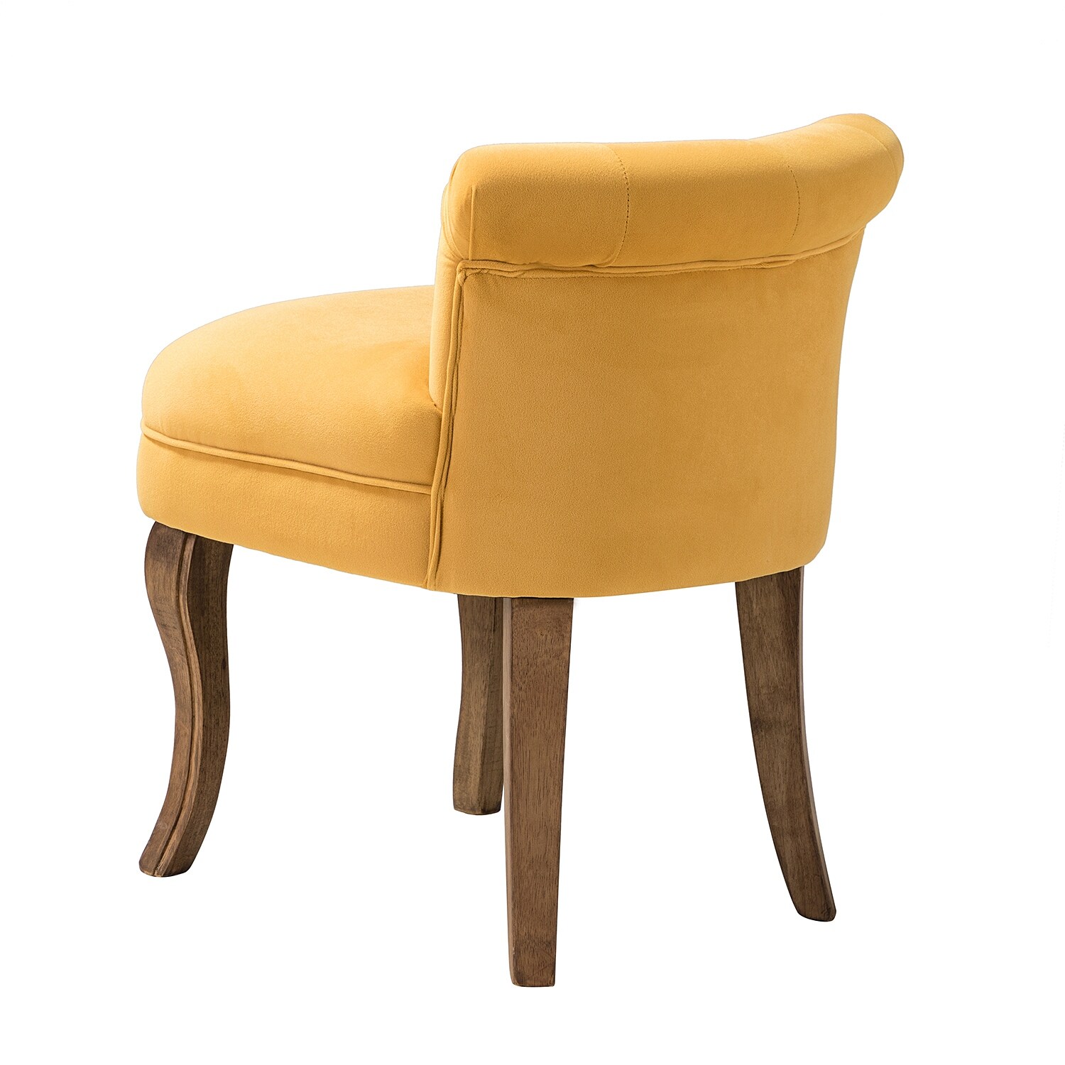 Yellow dressing hot sale table chair