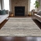 preview thumbnail 4 of 118, Machine Washable Indoor/Outdoor Modern Dotty Links Chantille Rug