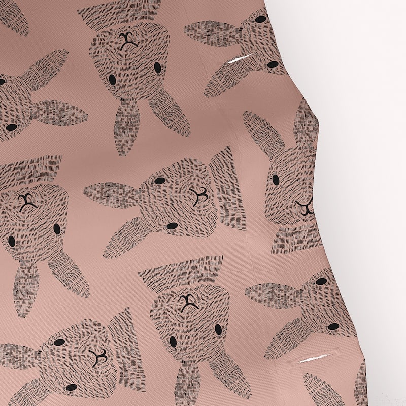 Criss Cross Bunnies Shower Curtain