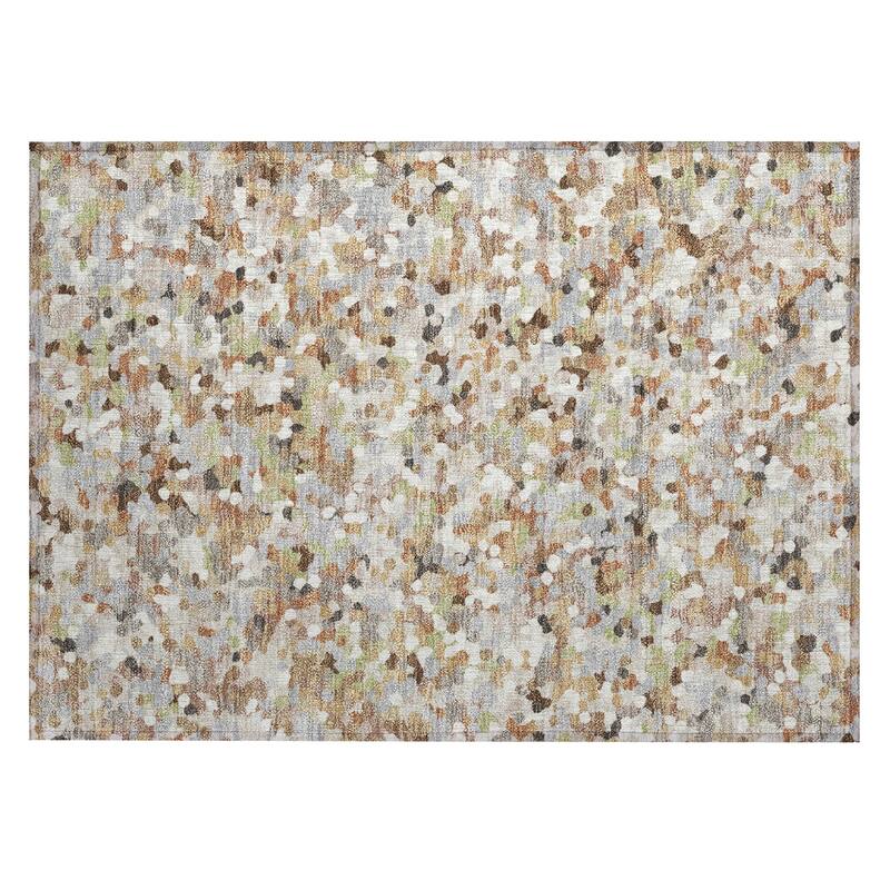 Machine Washable Indoor/ Outdoor Contemporary Halia Chantille Rug