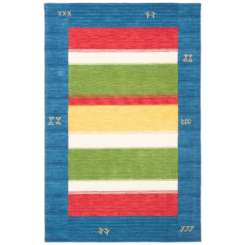SAFAVIEH Handmade Himalaya Hand Drawn Stripe Stripe Wool Rug
