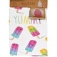 preview thumbnail 1 of 3, Rae Dunn: Yummy Kids Hooded Towel & 12" Beach Ball - Popsicle 48"x 24" Poncho, Cotton Terry Beach Cover Up, Toddler 3+ - Multi