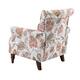 HULALA HOME Nailhead Trim Traditional Accent Armchair with Rolled Arms