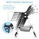 preview thumbnail 3 of 5, Simple Fold Highchair for Infants w/Large Storage Basket, Adjustable Height, Detachable Double Trays, 4 Lockable Wheels, Black