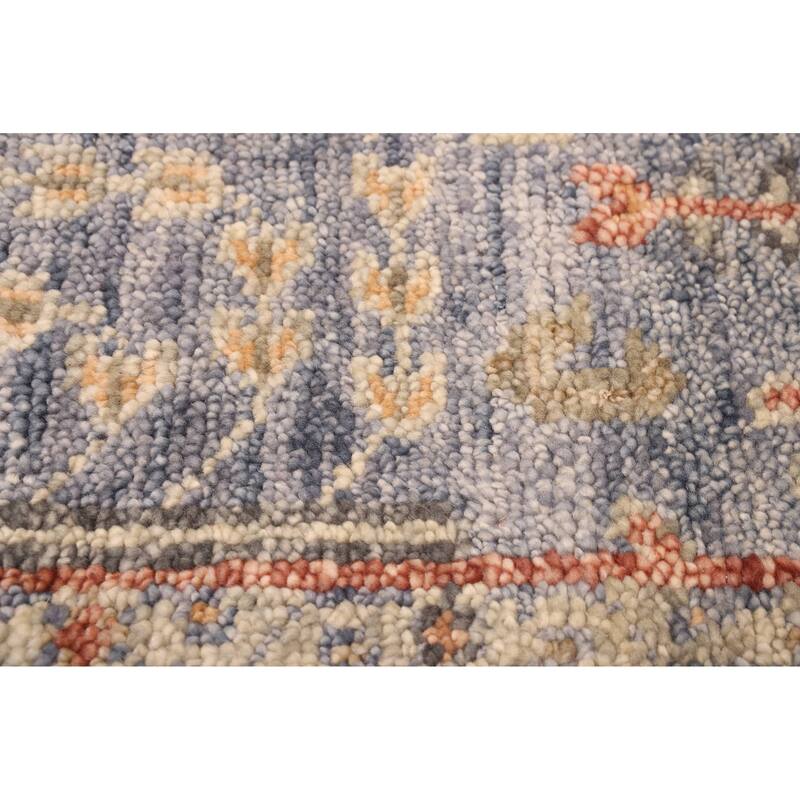 ECARPETGALLERY Hand-knotted Jules Serapi Dark Blue Wool Rug - 6'0 x 8'11