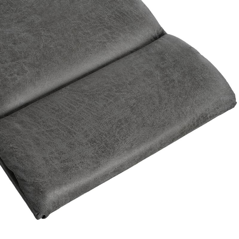 Manual Upholstered Recliner Chair, Modern Recliner Adjustable Single Sofa Chair, High Back Lounge Chairs for Living Room