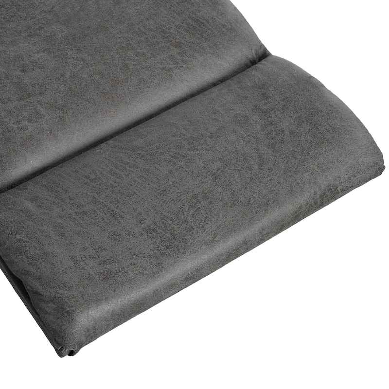 Modern Lounge Chaise Chair, Home Theater Manual Recliner Chair, Accent Chair with Three Adjustable Angles