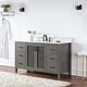 preview thumbnail 48 of 177, Altair Hadiya Bathroom Vanity with Composite Stone Countertop without Mirror