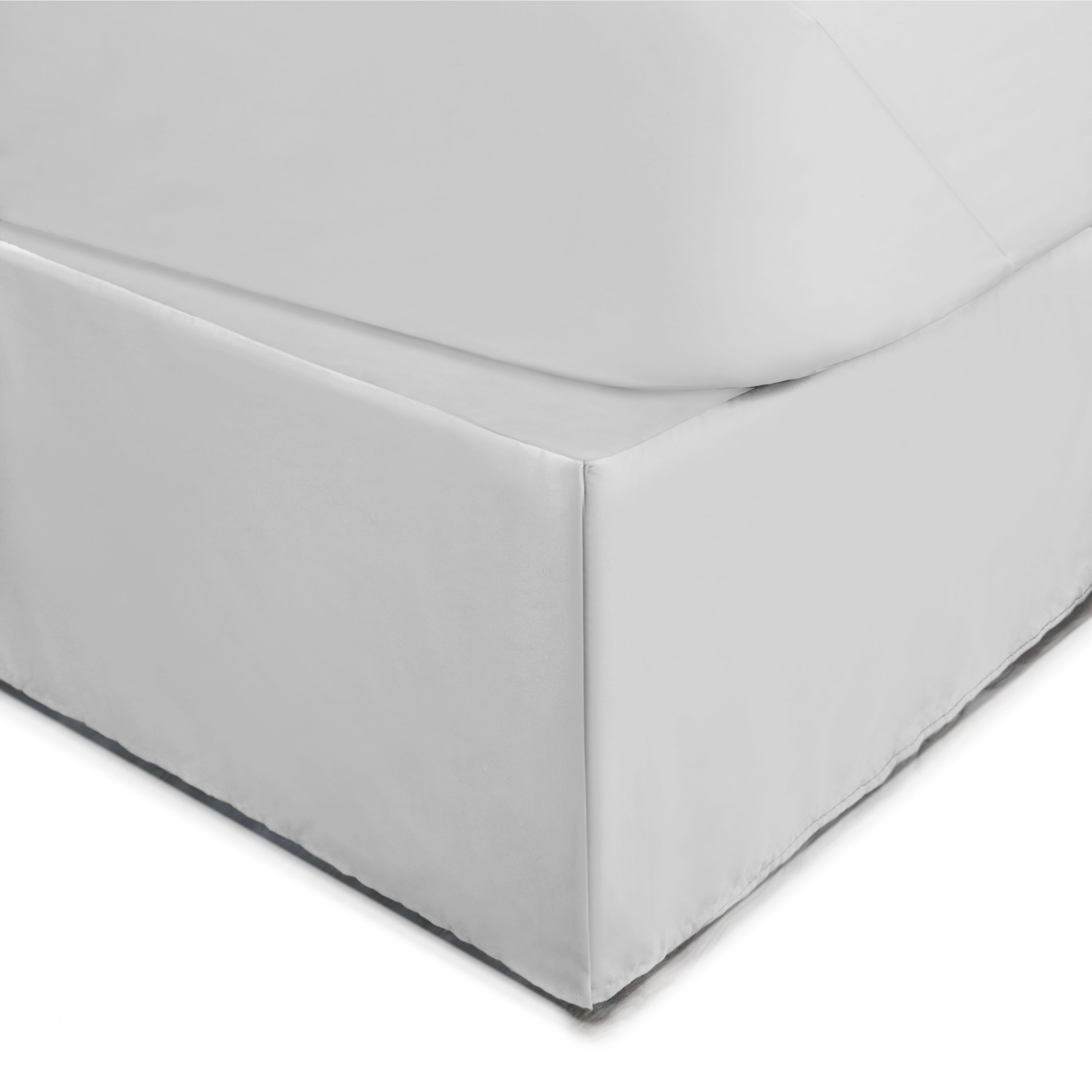 Martex Pleated Microfiber Bedskirt 21 Inch Drop Easy Fit Hotel Quality