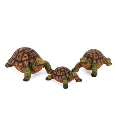 Resin Turtle Figurines Set of 3