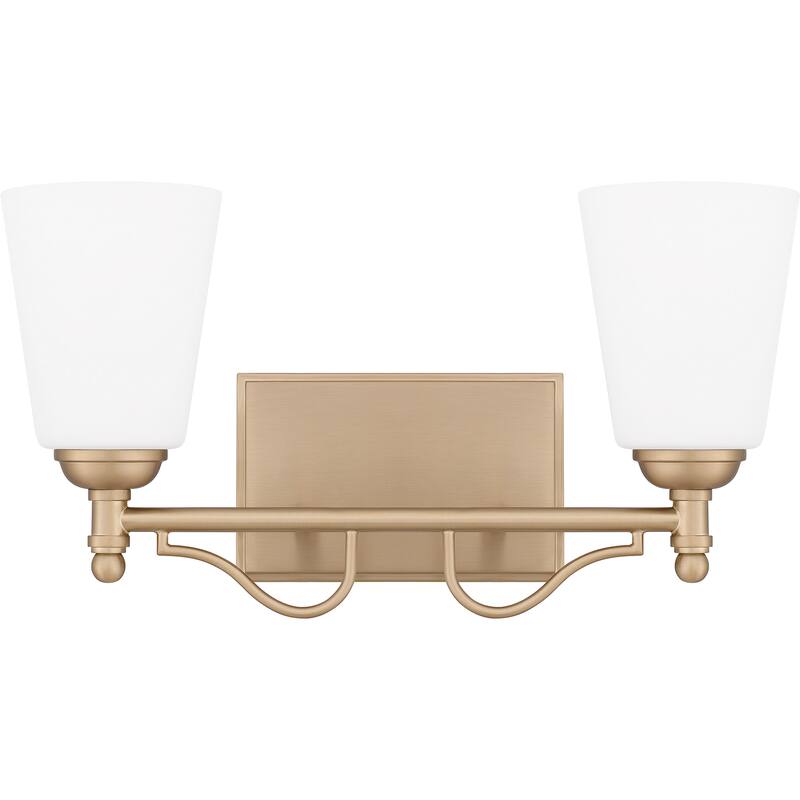 Esther 2-Light Bronze Gold Bath Light