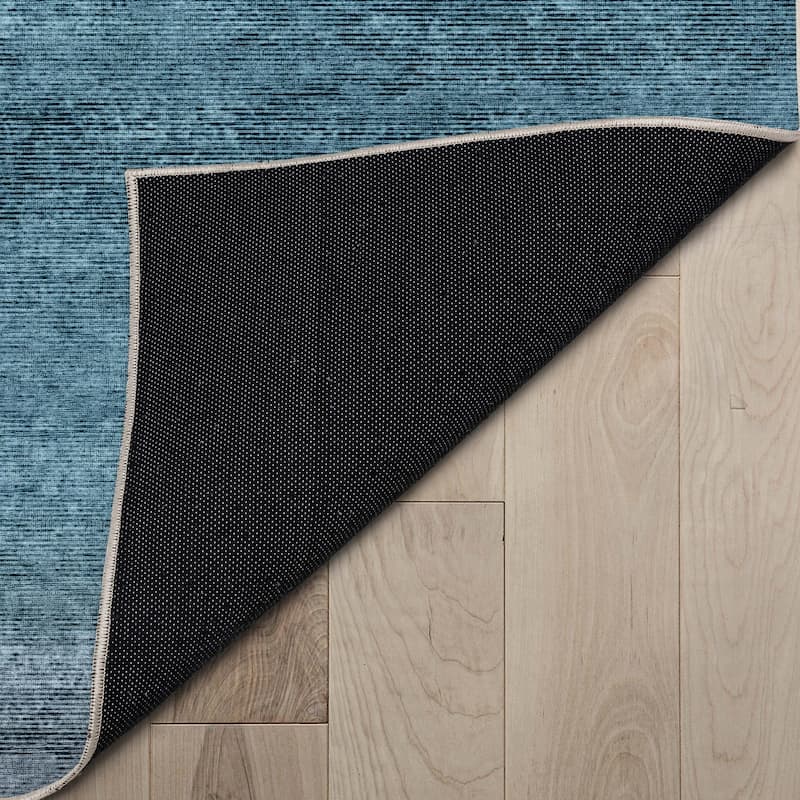 Well Woven Abstract Sunset Vintage Flat-Weave Area Rug