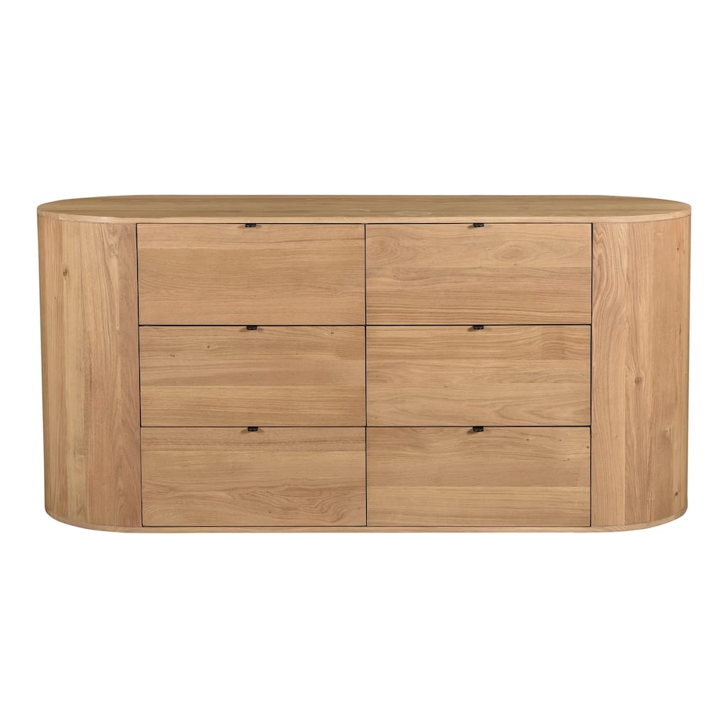 6-Drawer Wood Dresser with Modern Clean Lines, Spacious Storage, and Durable Construction for Bedroom Essentials