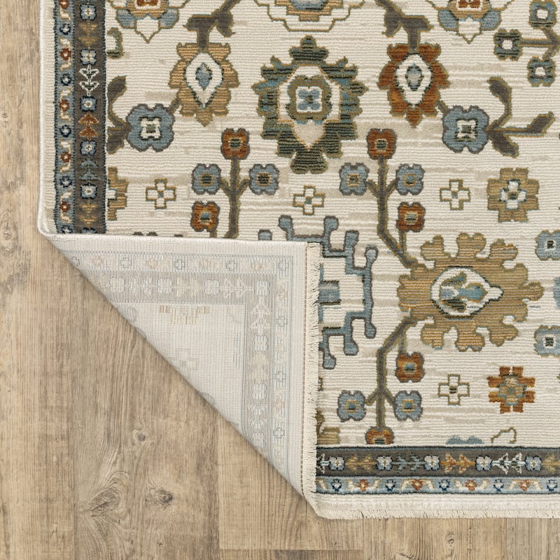 Style Haven Kellan Floral Oriental Area Rug