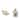 Cauliflower Birdhouse and Hanging Birdbath (Set of 2)