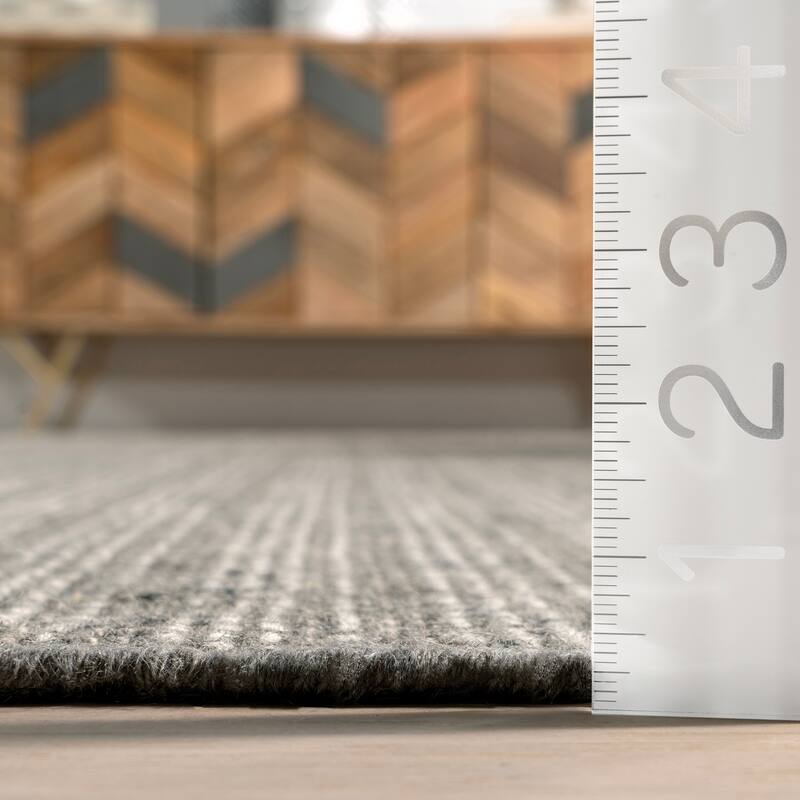 Ander Striped Wool-Blend Area Rug