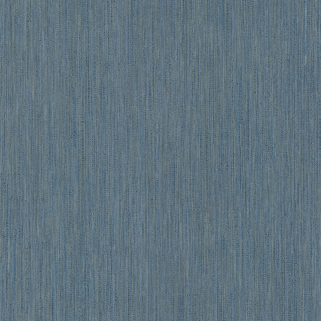York Wallcoverings Washed Ramie Cobalt Wallpaper