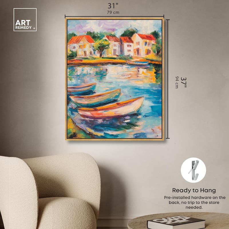 Bayside Calm II Canvas by Art Remedy